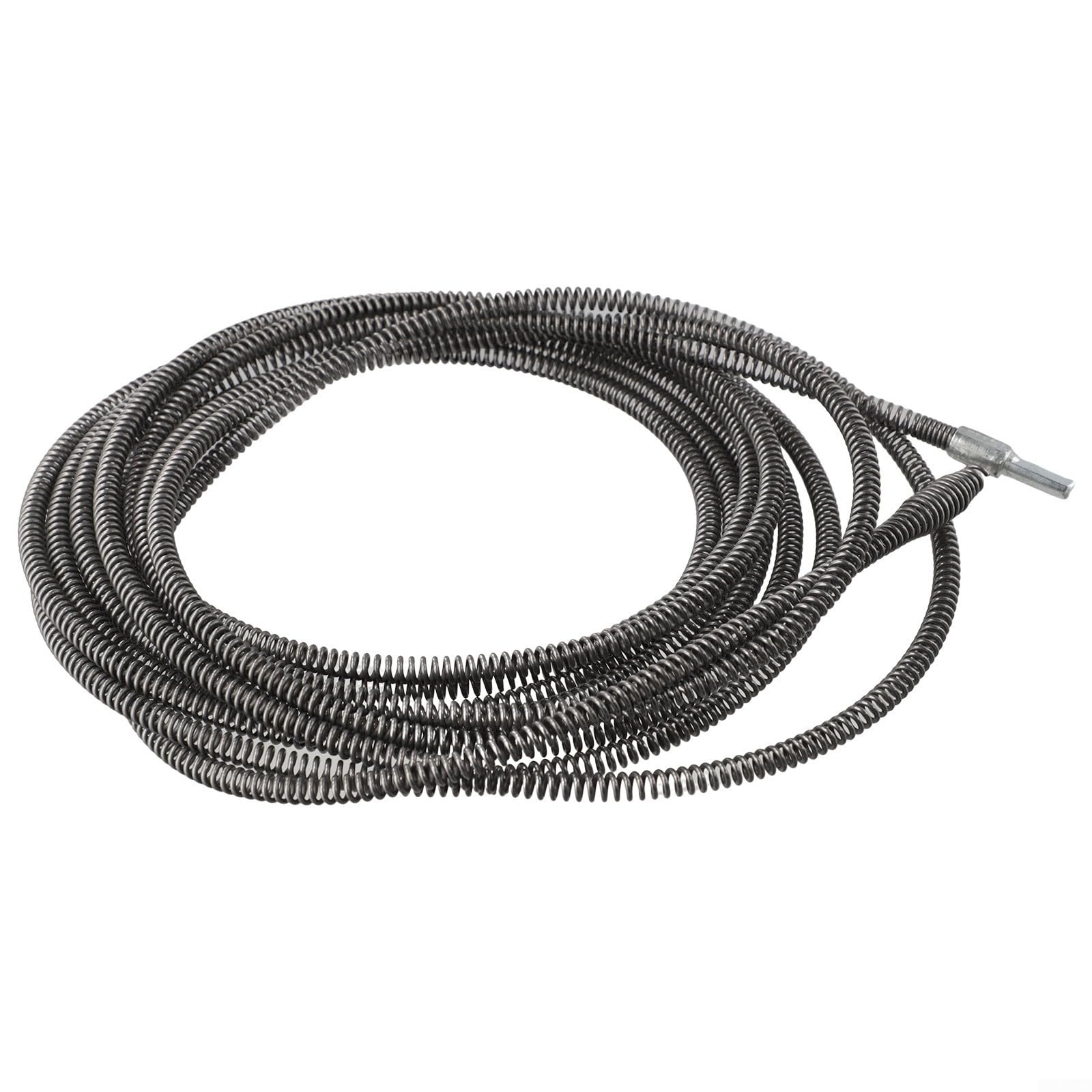 Nettoyeur de vidange d'évier avec connecteur de perceuse électrique pour enlever efficacement les bouchons et les tuyaux d'égout (8 mètres)