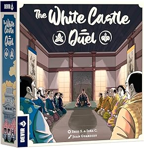 Devir - The White Castle: Duel Board Game, Two Player Strategy Euro Game Set in Feudal Japan for Adults & Teens, Age +10, 2 Players, 30 Playtime, Muti-Language