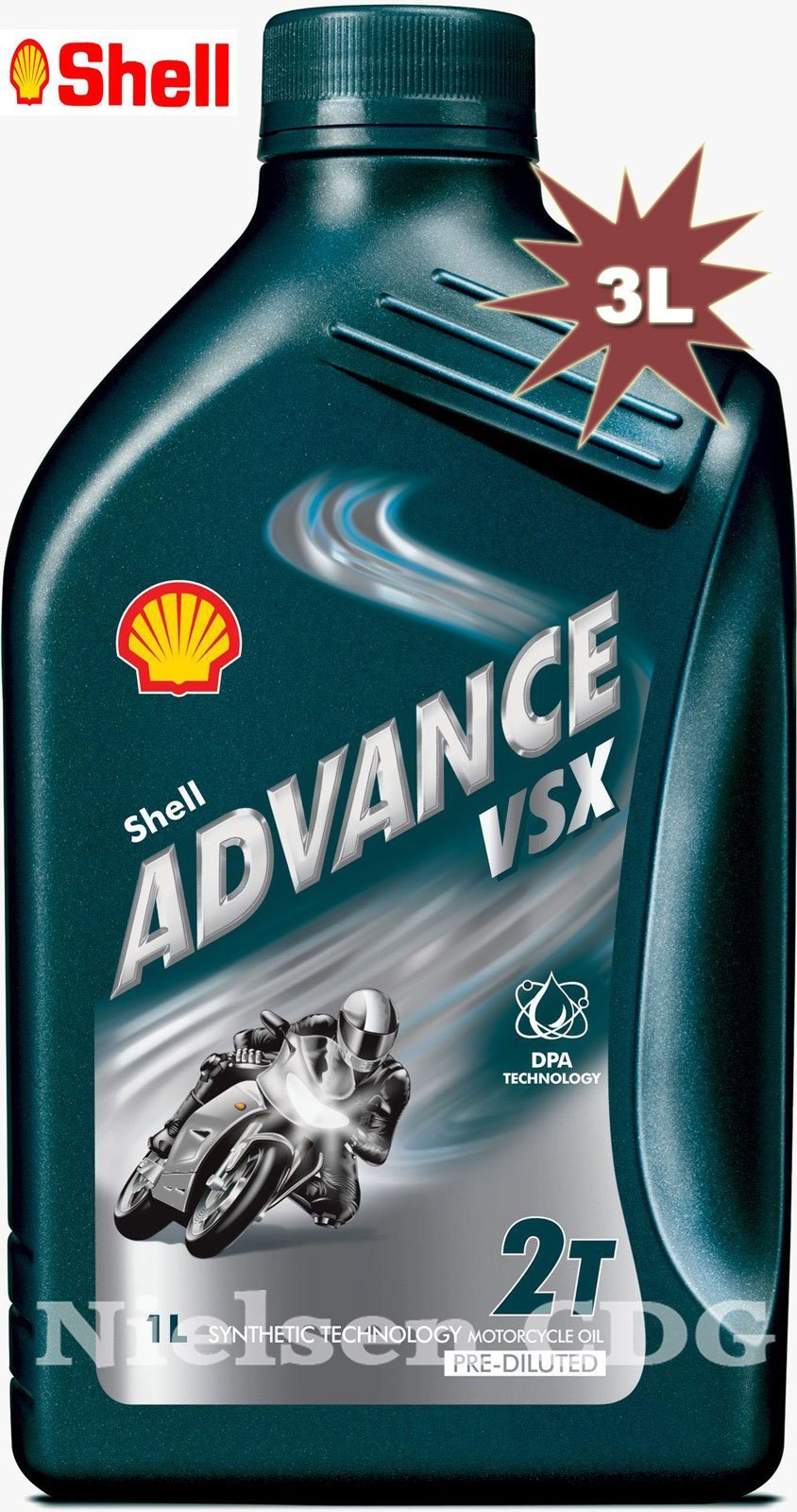 Shell Advance VSX 2 Motorcycle Engine Oil 2T - 3 Litre