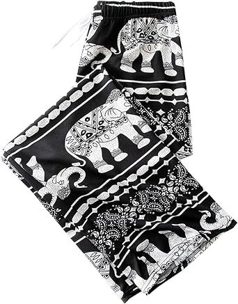 Elephant Pants, Summer Thin Yoga Thai Casual Trousers Soft Gypsy Hippie Boho Beach Pants