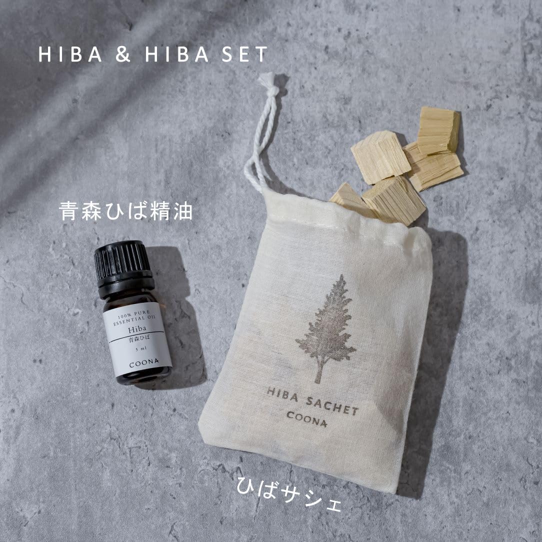 Amazon.co.jp: COONA ひばサシェ ヒバ 天然木 アロマ 青森ヒバ 消臭