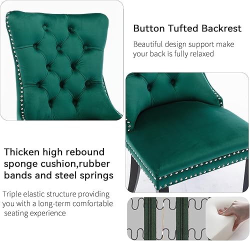 Miniatura 8 de Juego de mesa de comedor extensible marrón de 63 a 78.74 pulgadas para 6, juego de mesa de comedor de 7 piezas con 6 sillas tapizadas, mesa de Mesa