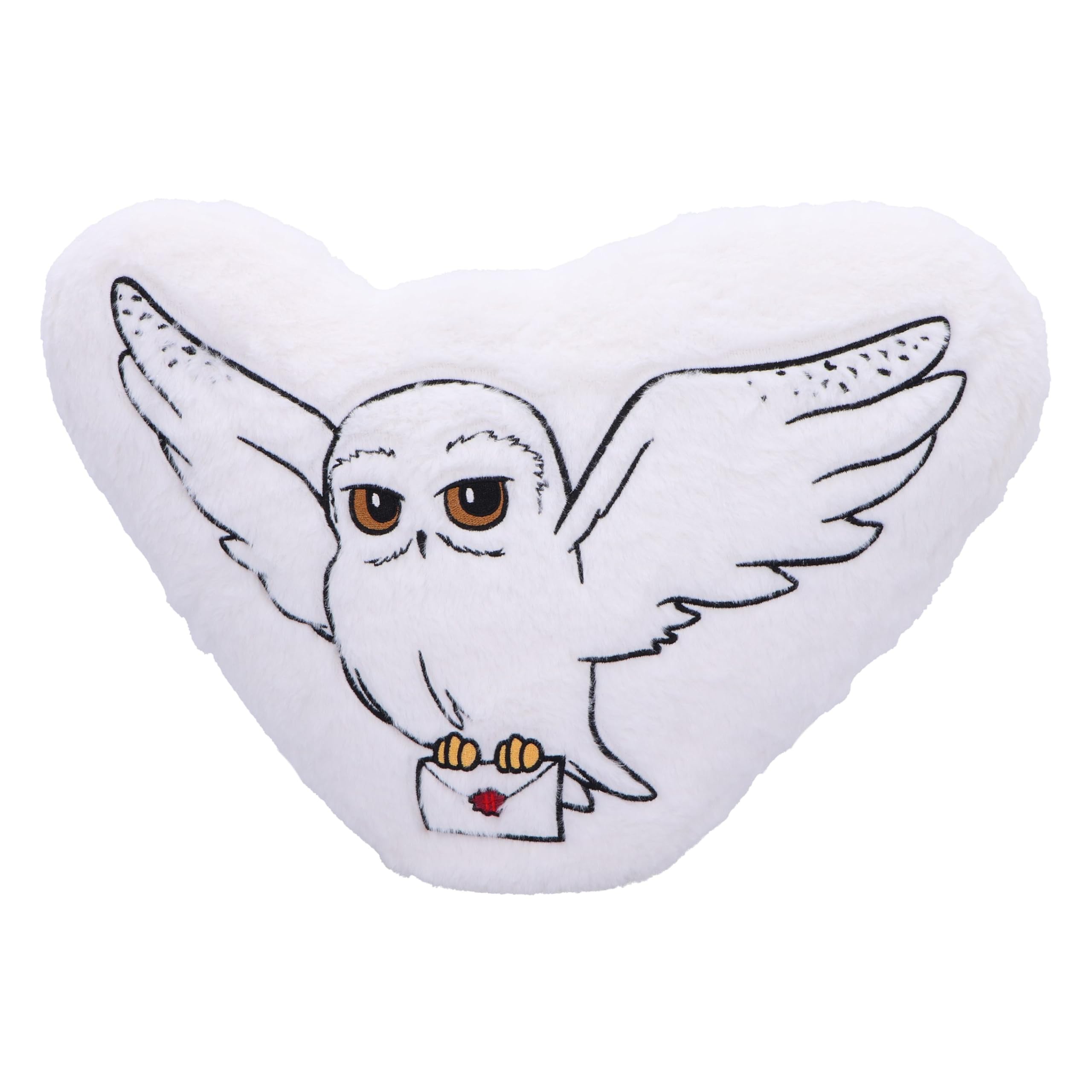 Nemesis Now White Harry Potter Hedwig Cushion 40Cm, Polyester,