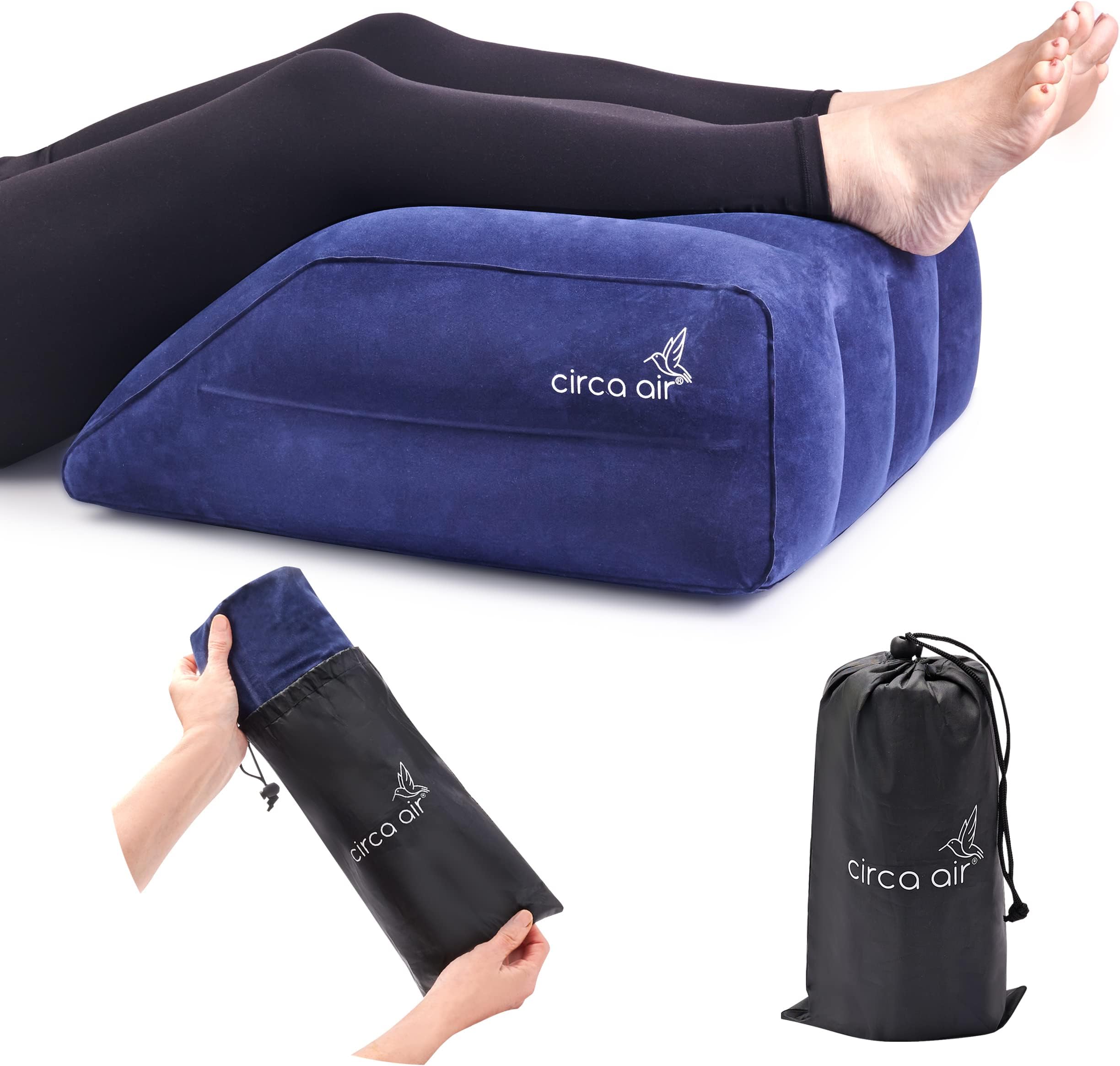 Xtra Comfort Inflatable Leg Rest Pillow Ultralight and