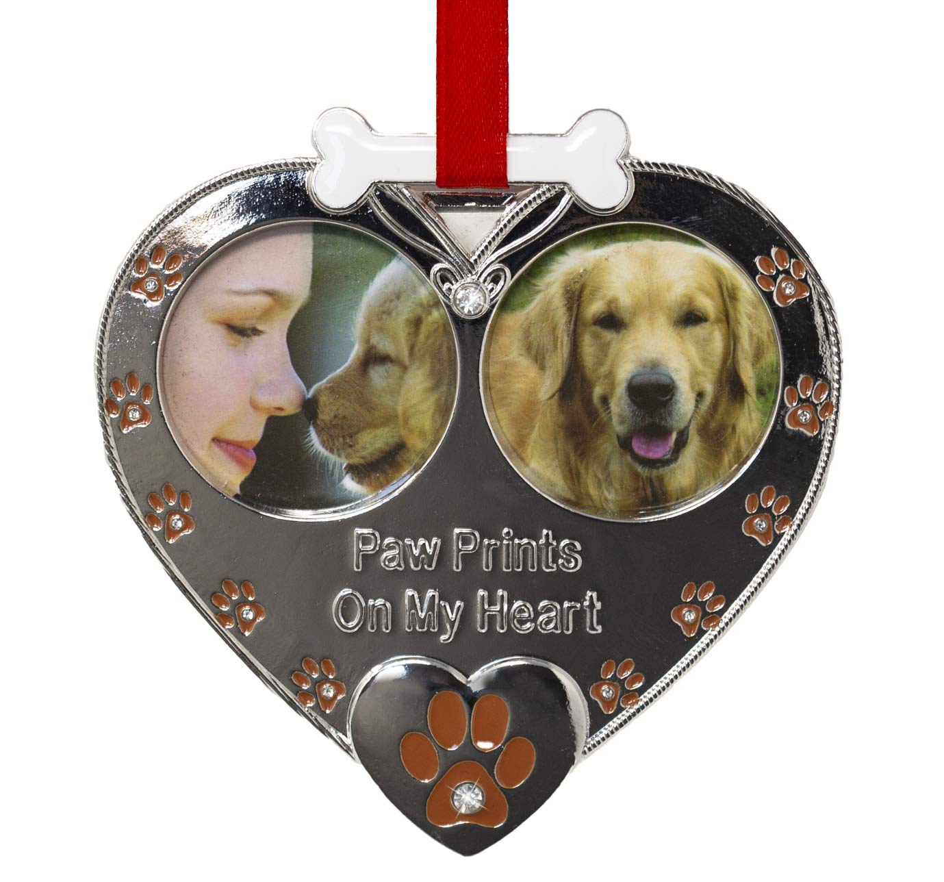 Amazon.com: Dog Photo Ornament - Double 