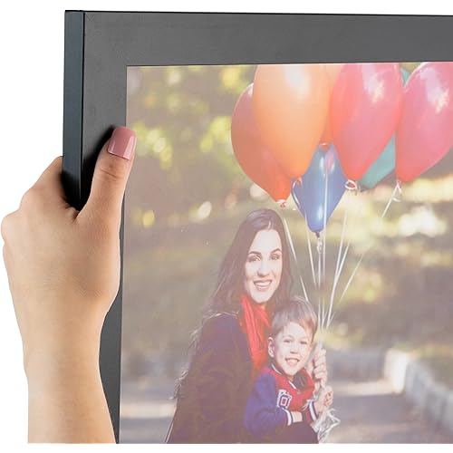ArtToFrames 20x20 inch Black Picture Frame, WOMFRBW72079-20x20