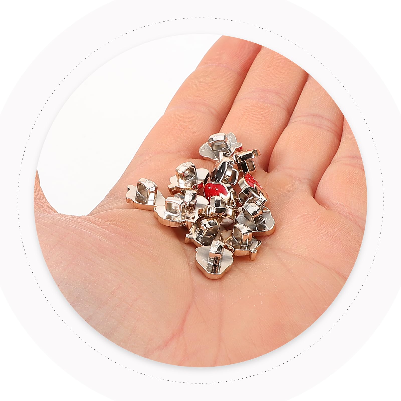 NUOBESTY 30 Pcs Strawberry Sewing Buttons Cartoon Resin Dress Accessories for Children Lolita Style Kids Craft Buttons - Image 3