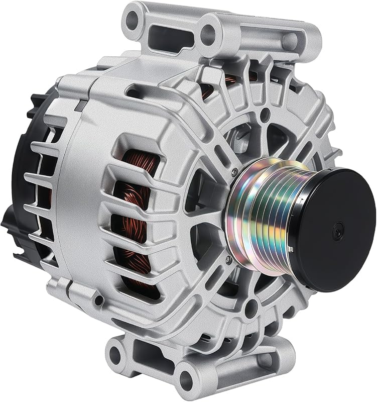 Alternador Hikevent 12 V 125 A com polia de 6 canais para Mercedes-Benz W204 C250 e R172 SLK250 – 1 unidade