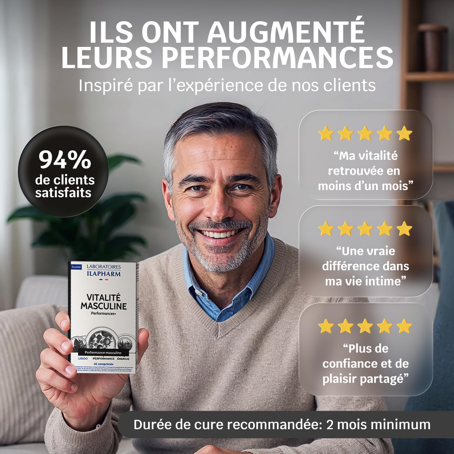Laboratoires Ilapharm - Ilosex - Performances Sexuelles - Boîte De 60 Gélules
