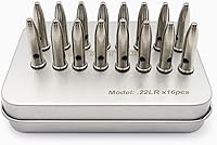 Vista 22 de Rondas de práctica de seguridad de acero, municiones inertes para entrenador de acción, tapa de entrenamiento de disparo seco