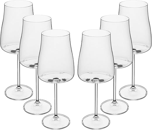 WOLFF - Conjunto 6 Taças de Cristal Ecológico Alex 600ml para Vinho