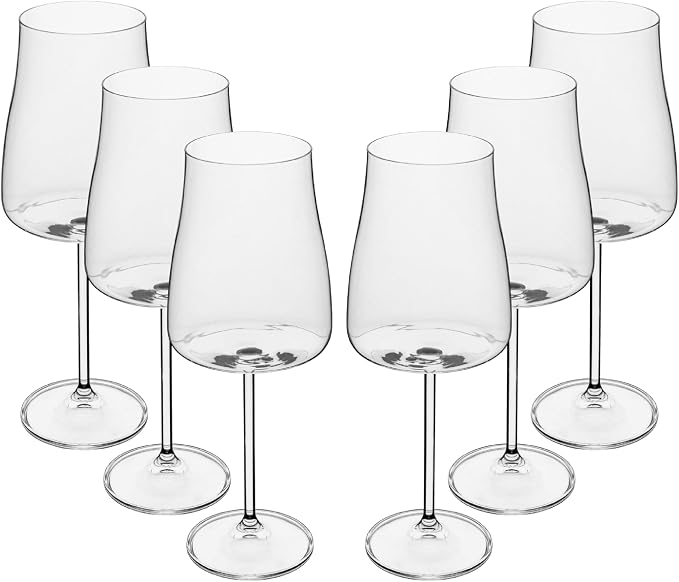 WOLFF - Conjunto 6 Taças de Cristal Ecológico Alex 600ml para Vinho