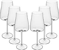 WOLFF - Conjunto 6 Taças de Cristal Ecológico Alex 600ml para Vinho