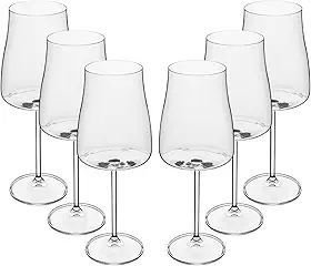 WOLFF - Conjunto 6 Taças de Cristal Ecológico Alex 600ml para Vinho
