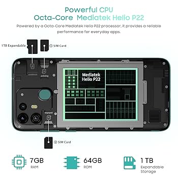 Amazon.com: Blackview Teléfono Android, A55 Pro teléfonos