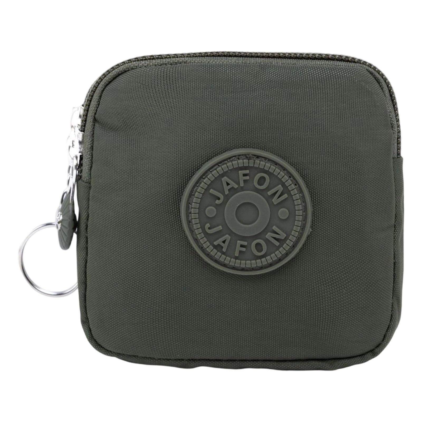 Kalttoy Army Green Minimalist Keychain With Nylon For Daily Use & Travel Essentials Waterproof Nylon Pouches