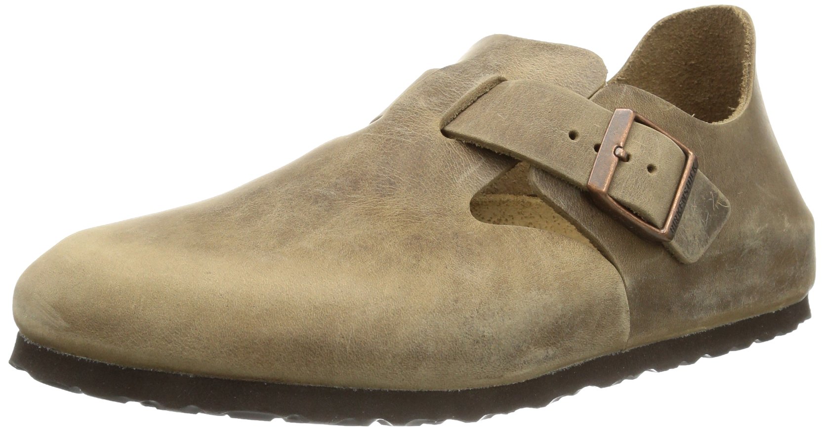 Birkenstock Mens London Tabacco Brown Waxy Leather Sandals 42 Eu 