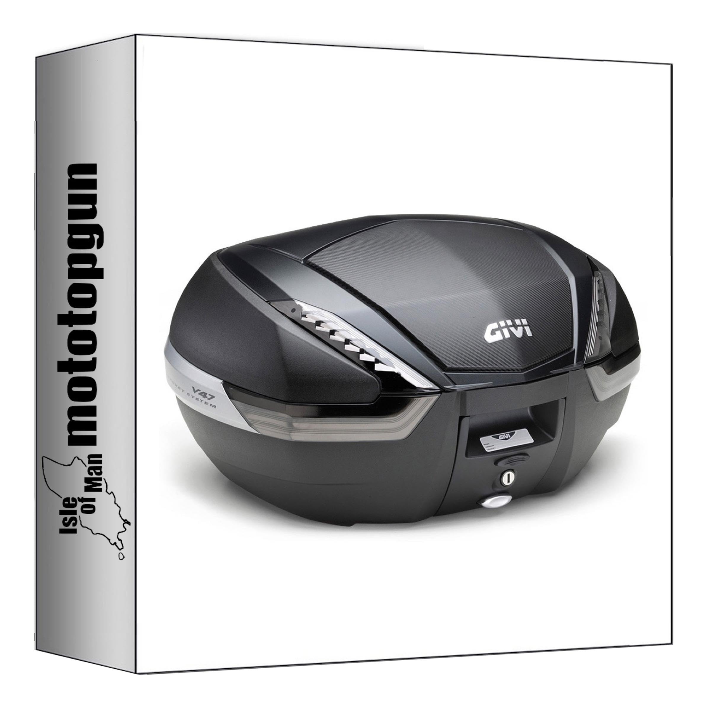 Givi V47NNT Carbon Look Tech : Top Case 47L Haute Résistance - 6