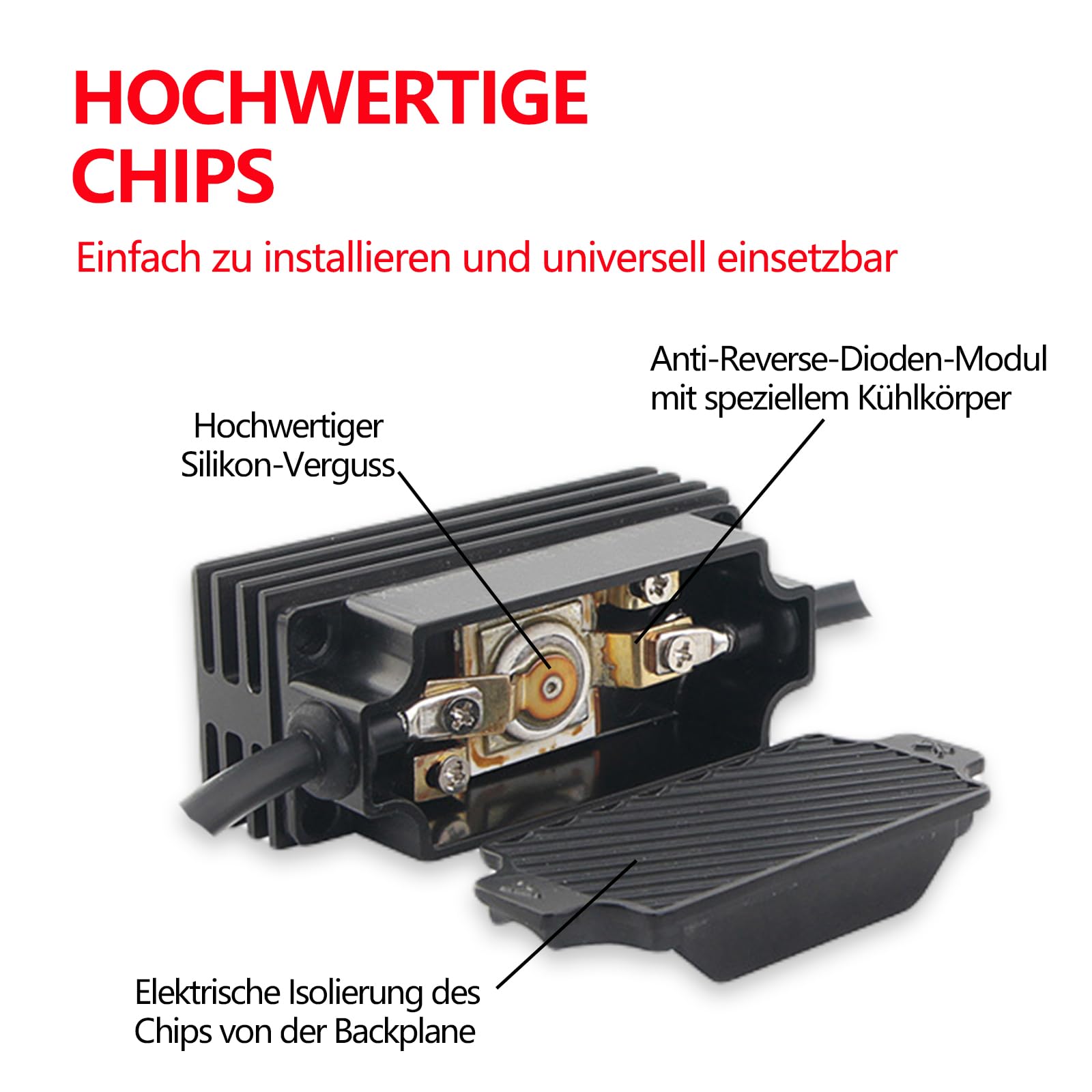 Cgreen 1600V 55A Solar DC Anti-Reverse Diode wasserdichte PV-Steckverbinder für PV Combiner Box