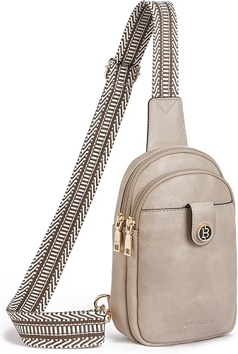 BOSTANTEN Bolso bandolera pequeño para mujer, bolso cruzado de moda, bolso cruzado de cuero para el pecho