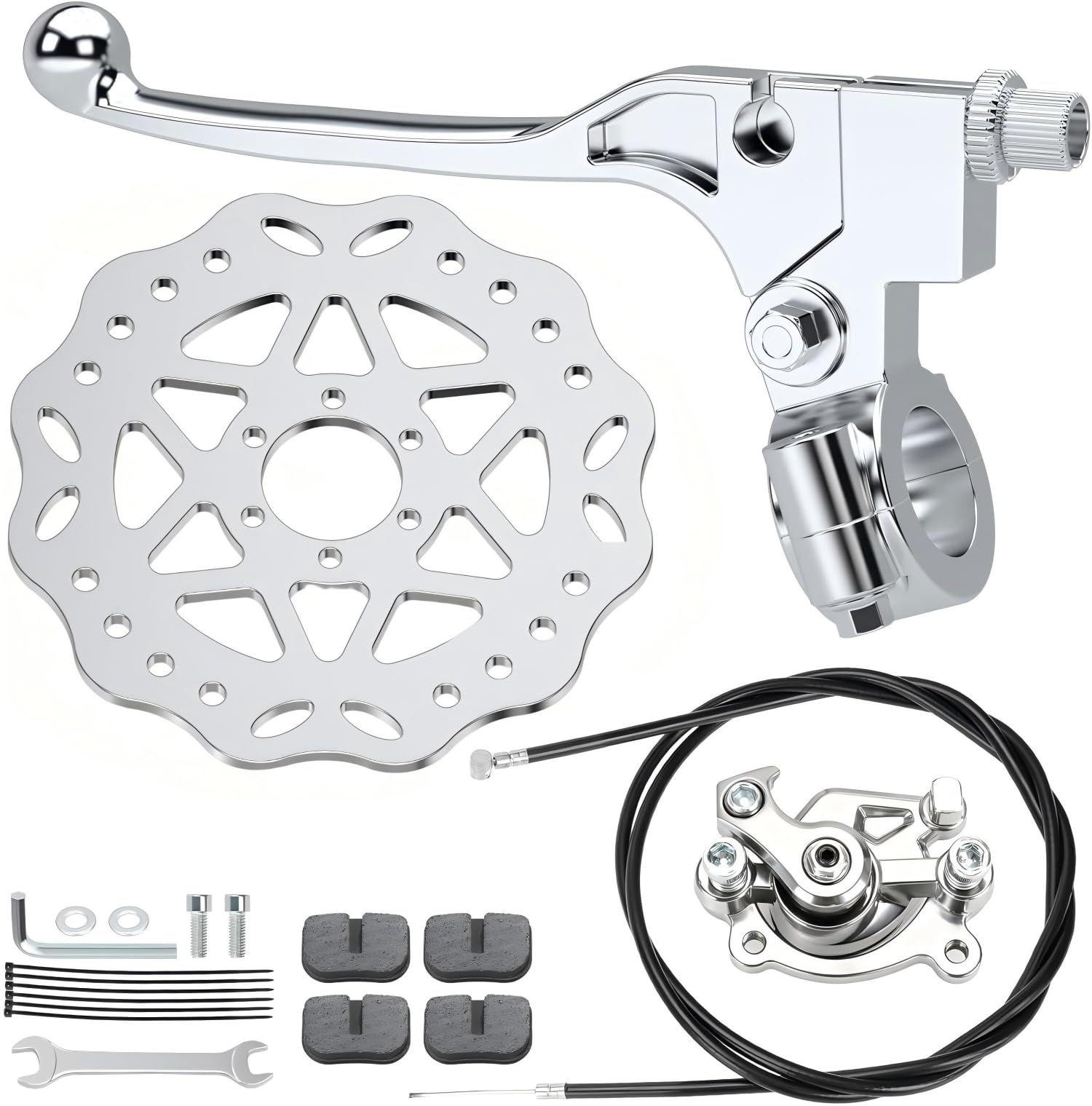 Amazon.com: RZEOZU Mini Bike Disc Brake Kit with 180mm Brake Rotor