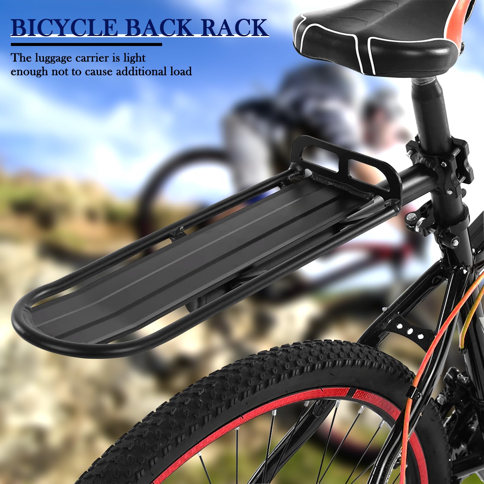 SUNGOOYUE Portapacchi Posteriore Bici In Alluminio: Regolabile E Robusto Per Ogni Avventura! - 3