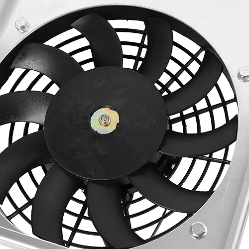 Miniatura 17 de Radiador de aluminio AA5052 de 3 filas compatible con Dodge Ram 2009-2021 1500 2500 3500 4000 V6 V8 Pickup AT/MT 3 filas,1 fila,Ventilador