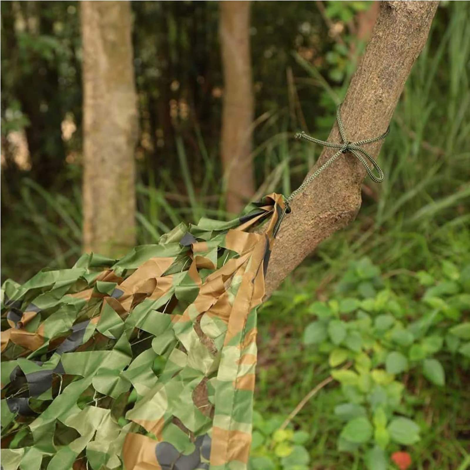 Red de camuflaje para exteriores, 5 x 10 m, red para sombra, selva y observación de aves, ideal para caza, camping y decoración de jardín