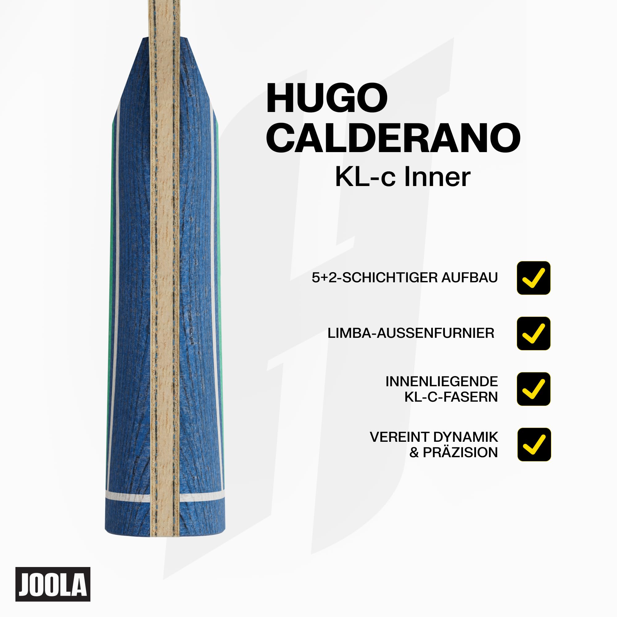 JOOLA Hugo Calderano KL-c Inner Tischtennisholz