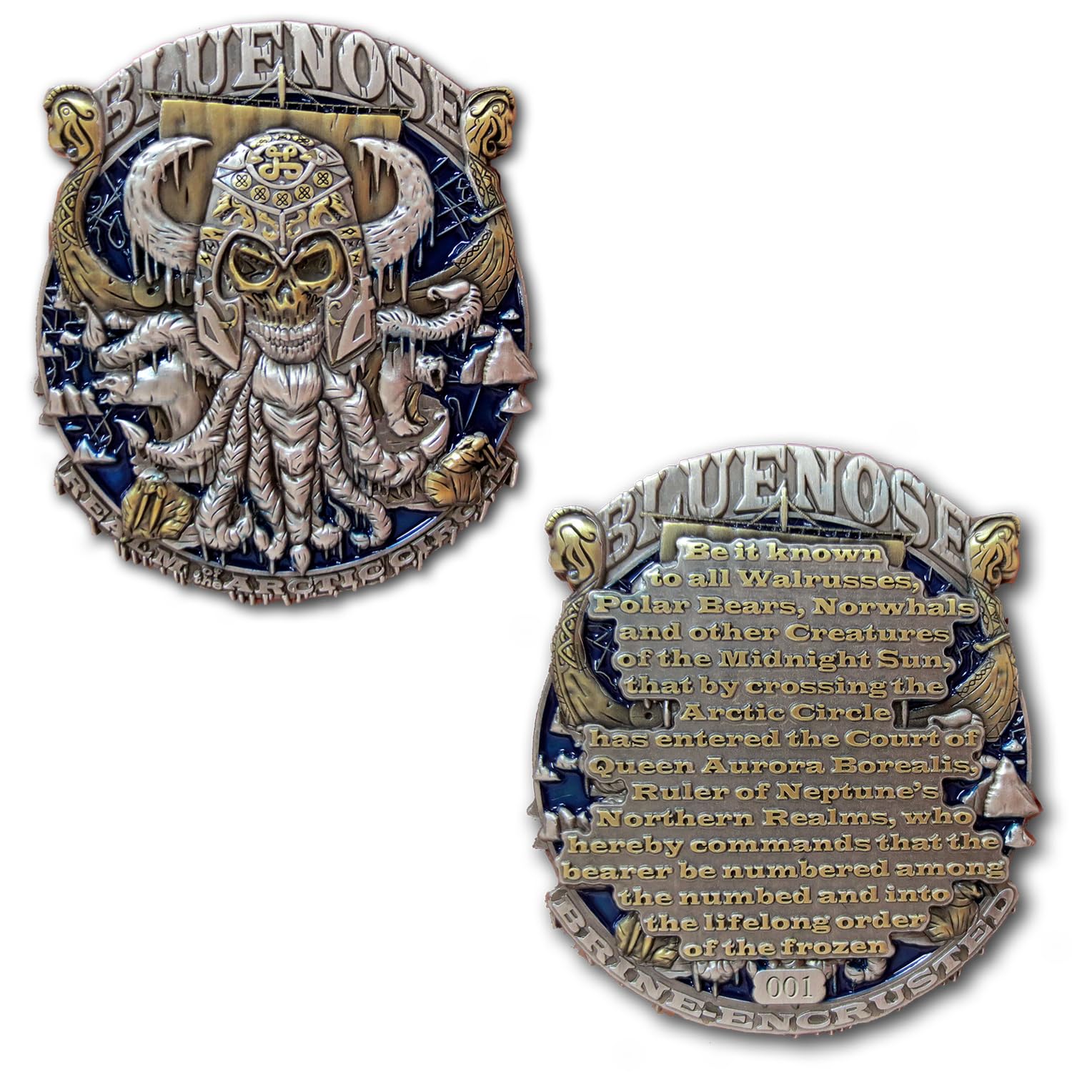 Amazon.com: Order of The Blue Nose Challenge Coin : Collectibles