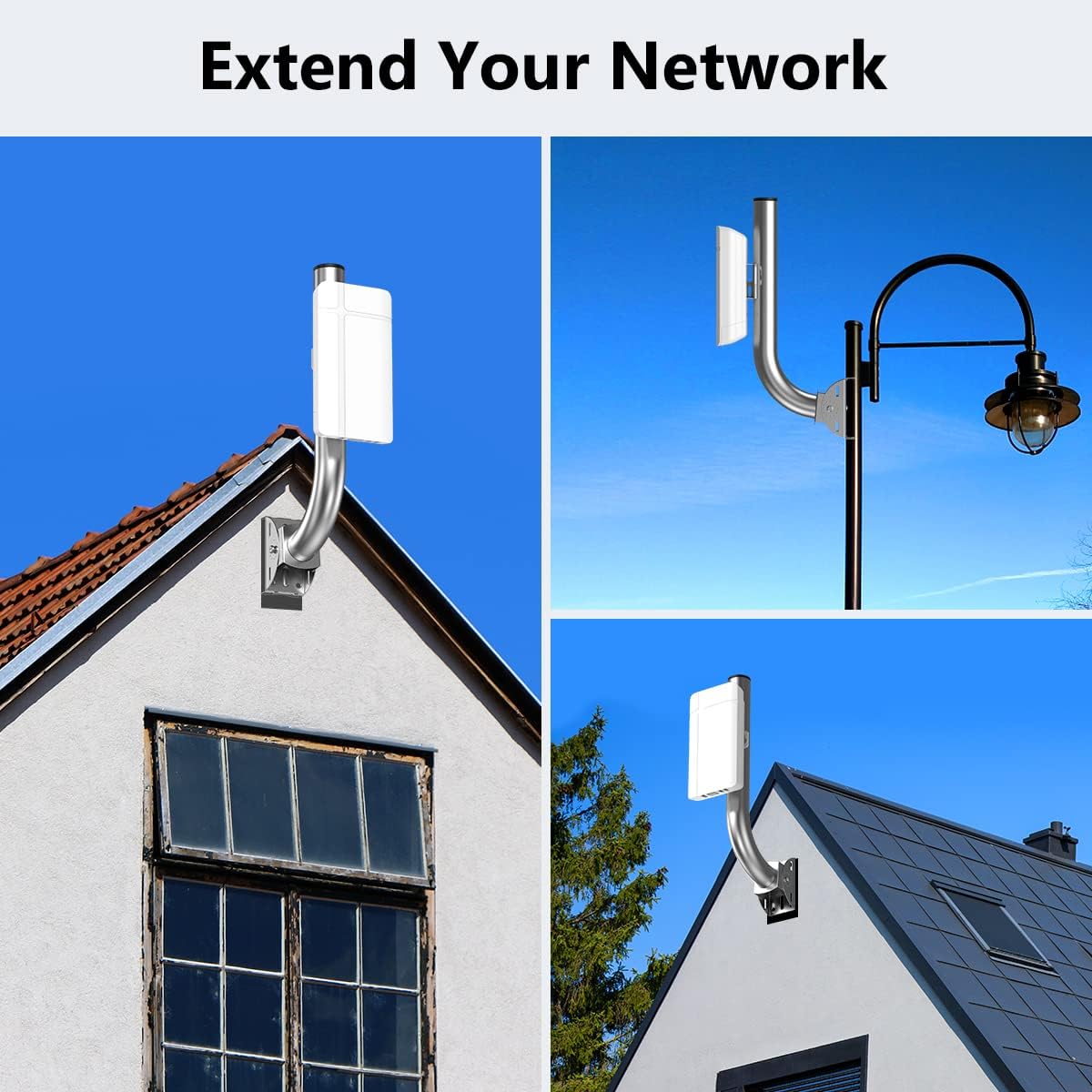 Buy 2Pack Wireless Bridge Bracket Mount, AdaLov Pole Mount for Point