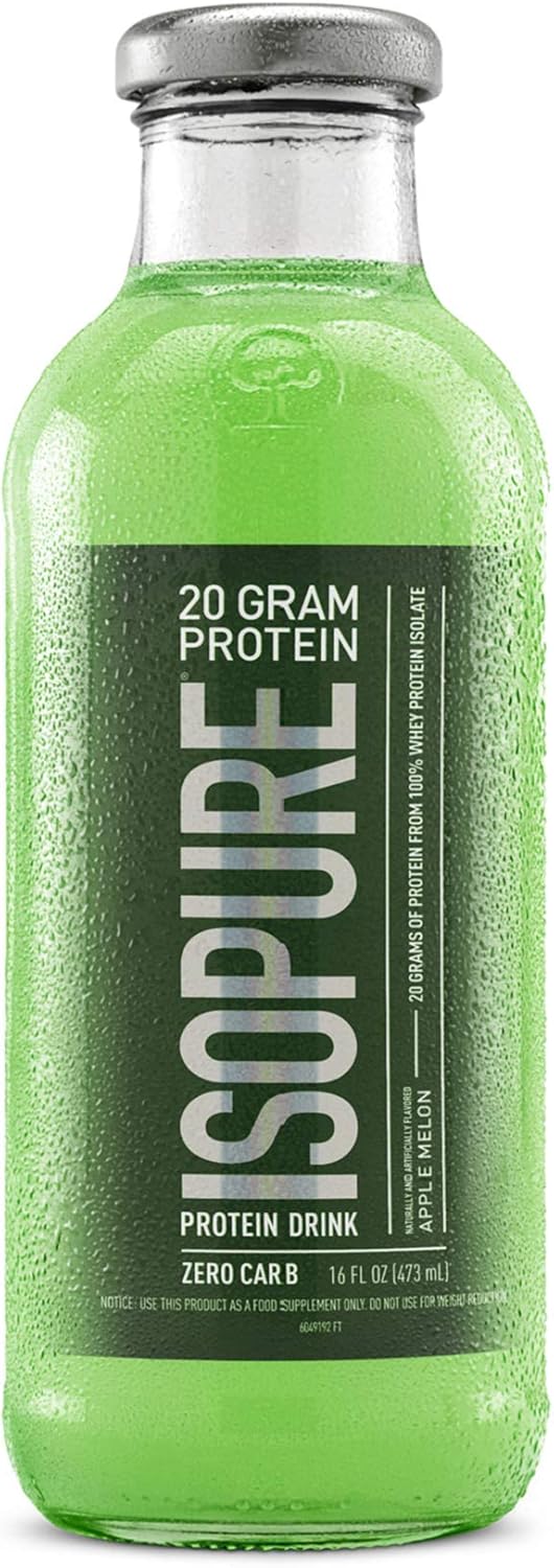 Buy Isopure 20g Protein Drink, 100 Whey Protein Isolate, Zero Carb