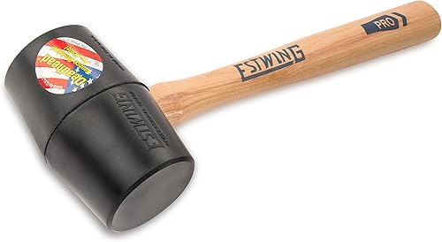 Miniatura 2 de Estwing DH-18 - Mazo de goma Deadhead de 18 onzas, mango de madera, color negro