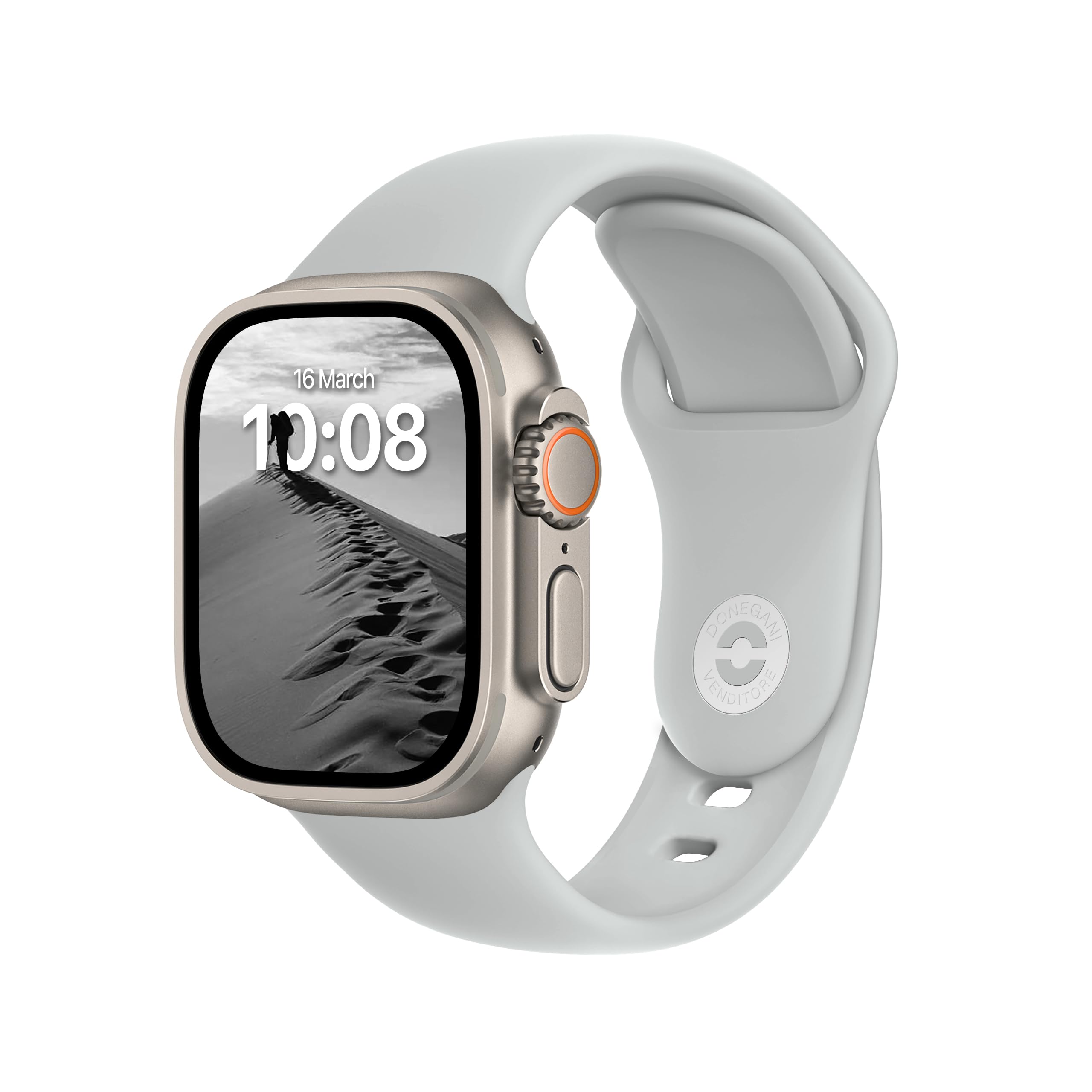 DONEGANI SB Cinturino Sport Compatibile con Apple Watch Band seriese Ultra 9 8 7 6 5 4 3 2 1 SE｜49mm 45mm 44mm 42mm 41mm 40mm 38mm Bracciale silicone
