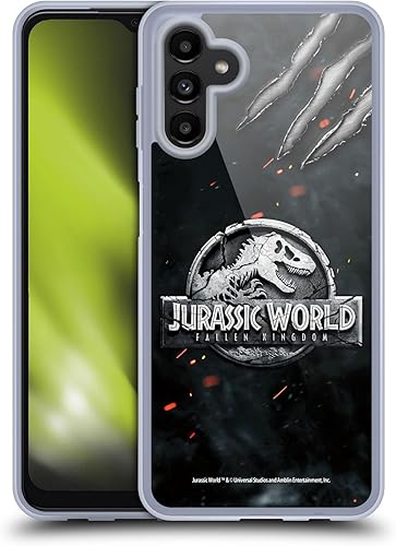 Head Case Designs Jurassic World Fallen Kingdom - Funda de gel suave con logotipo de garra de dinosaurio compatible con Samsung Galaxy A13 5G (2021)