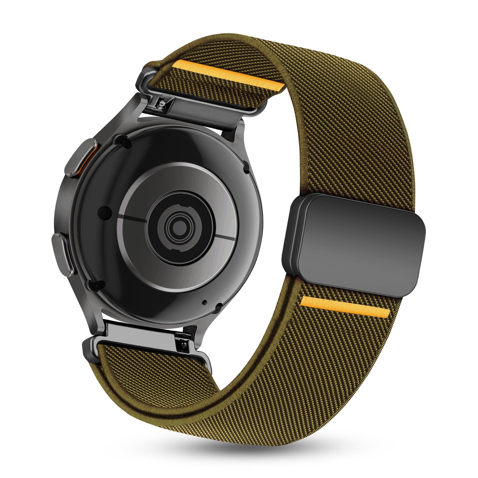 Elastic Sport Band for Samsung Galaxy Watch 7/6/5/4/FE 40mm 44mm/Galaxy Watch 6 4 Classic 43mm 47mm 42mm 46mm/Watch 5 Pro 45mm/Active 2, 20mm Stretchy