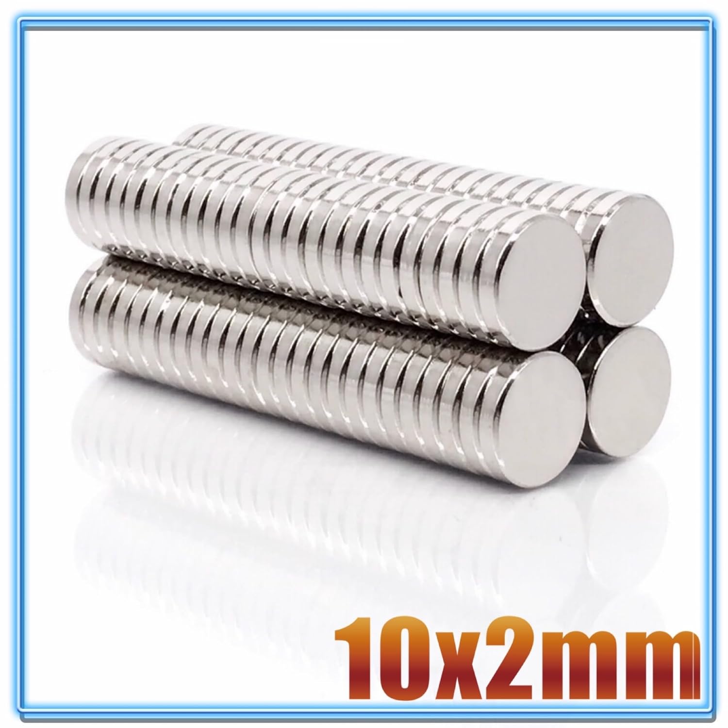 1000Pcs Round 10x1 10x2 10x3 10x4 10x5 10x10 mm Neodymium Permanent NdFeB Super 10X1.5 10X Magnet(10x8(1000Pcs))