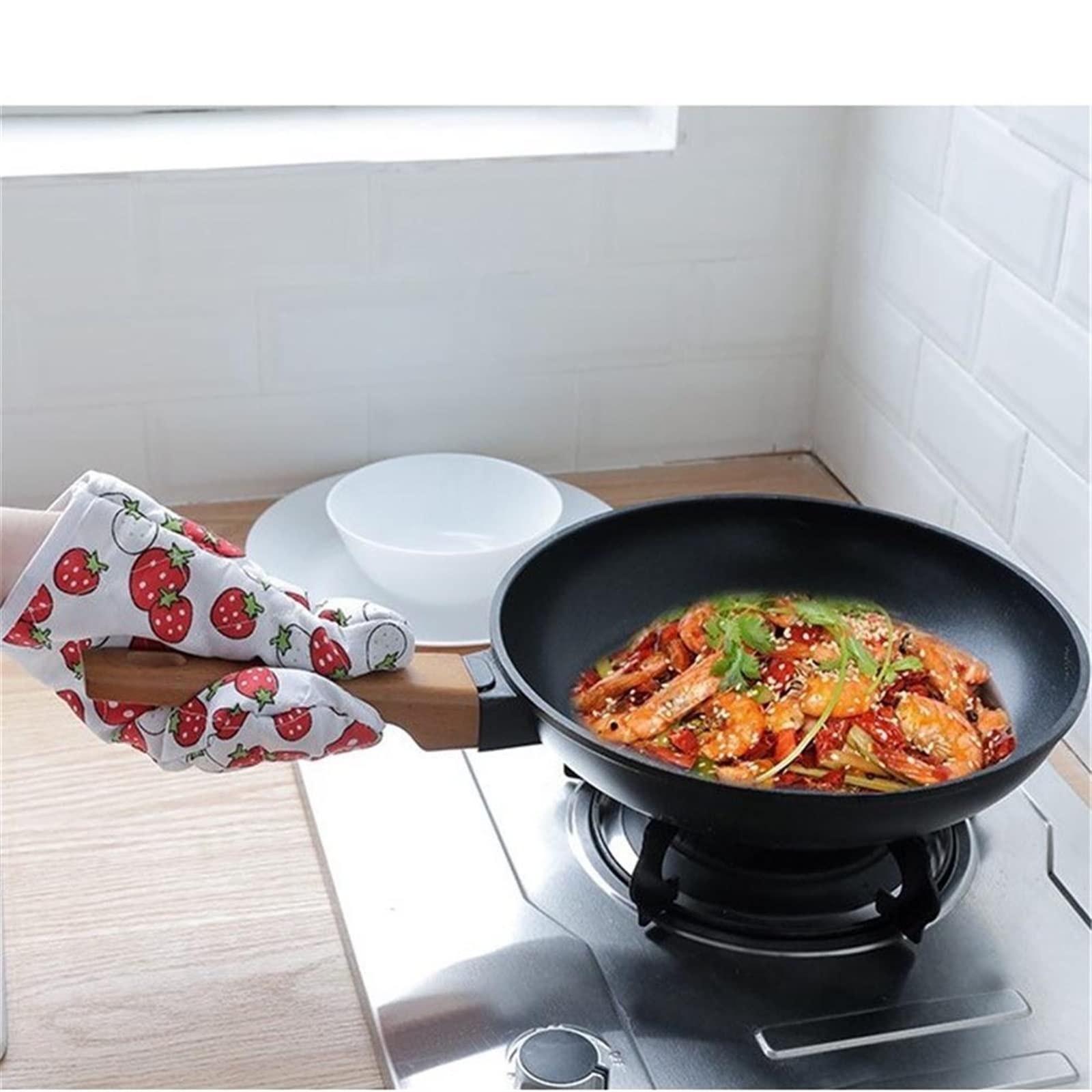 Gants isolants en Coton épais for Four à Micro-Ondes, Protection des Mains, Accessoires de Cuisine