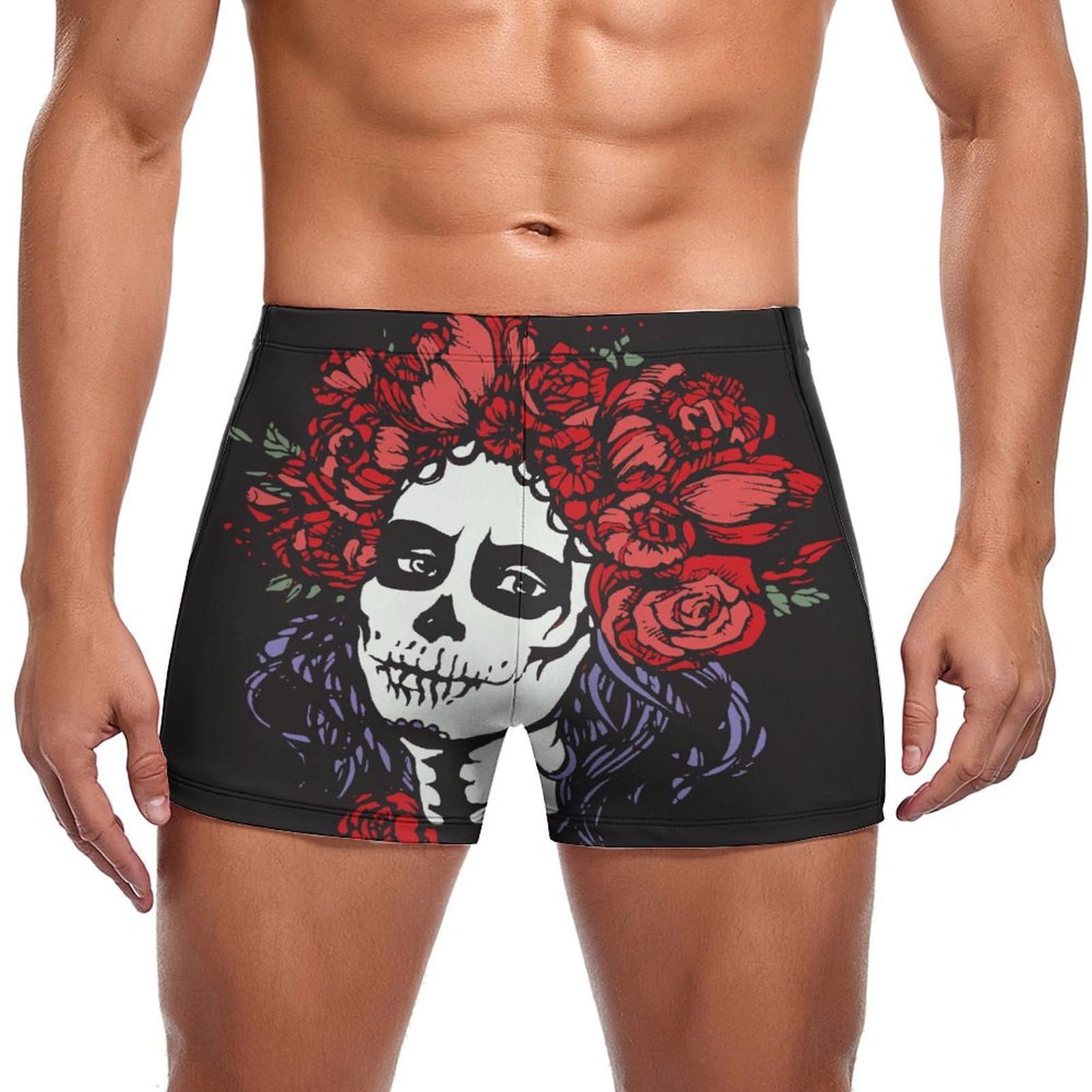 Short de bain homme fleuri pour vos vacances de natation et bronzage - 7
