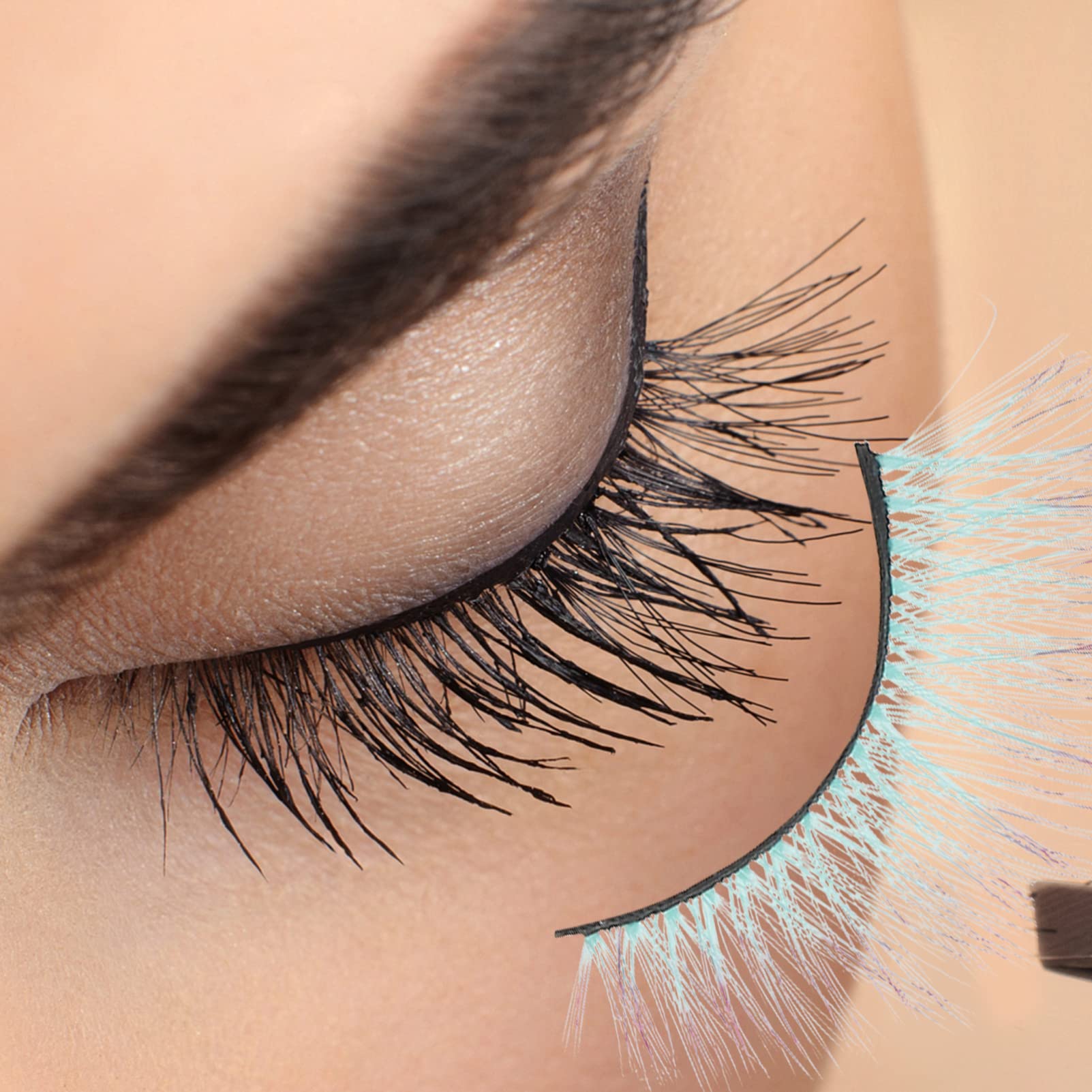 MAGICLULU 4 Set Di Ciglia Finte Di 3d Ciglia Finte Trucco Per Donne Ciglia Spesse Occhio Di Gatto Set Comodo Da Indossare Per Festa Quotidiana Cosplay 5 Paia * 4