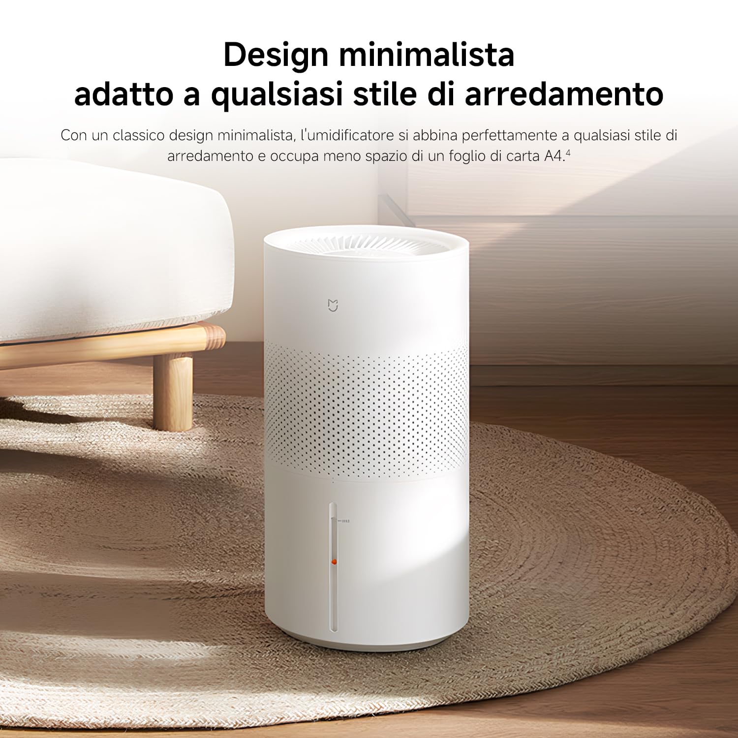 Xiaomi Smart Evaporative Humidifier Pro, Umidificatore 600mL/h | Umidificatore evaporativo smart 600 mL/h, serbatoio top-fill da 5L e filtro lavabile in lavatrice per grandi stanze.