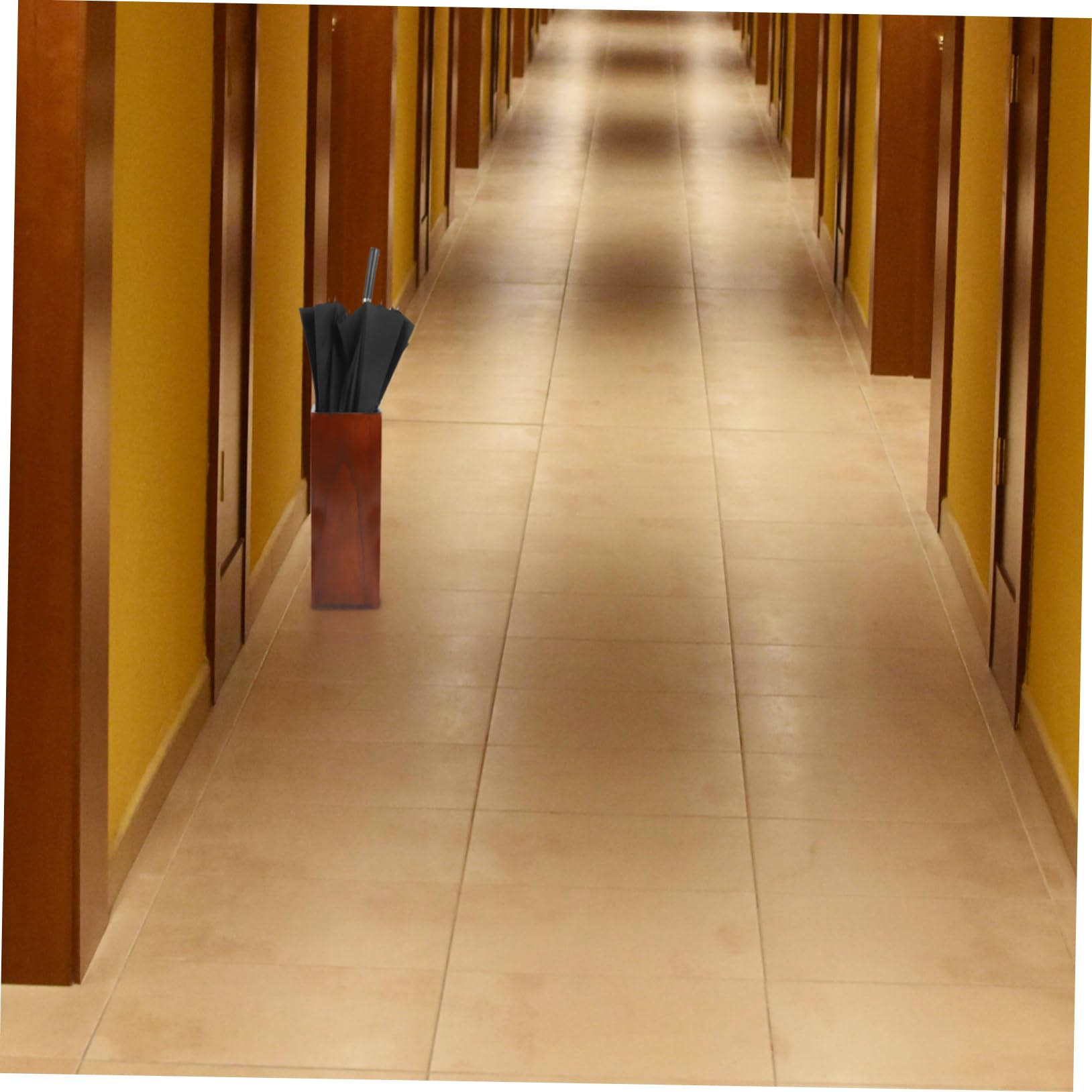 DECHOUS Portaombrelli in Legno Massello Per Interno Organizer Per Ombrelli Da Ingresso E Hotel Grande Capacità Design Elegante Per Casa Hall E Corridoio