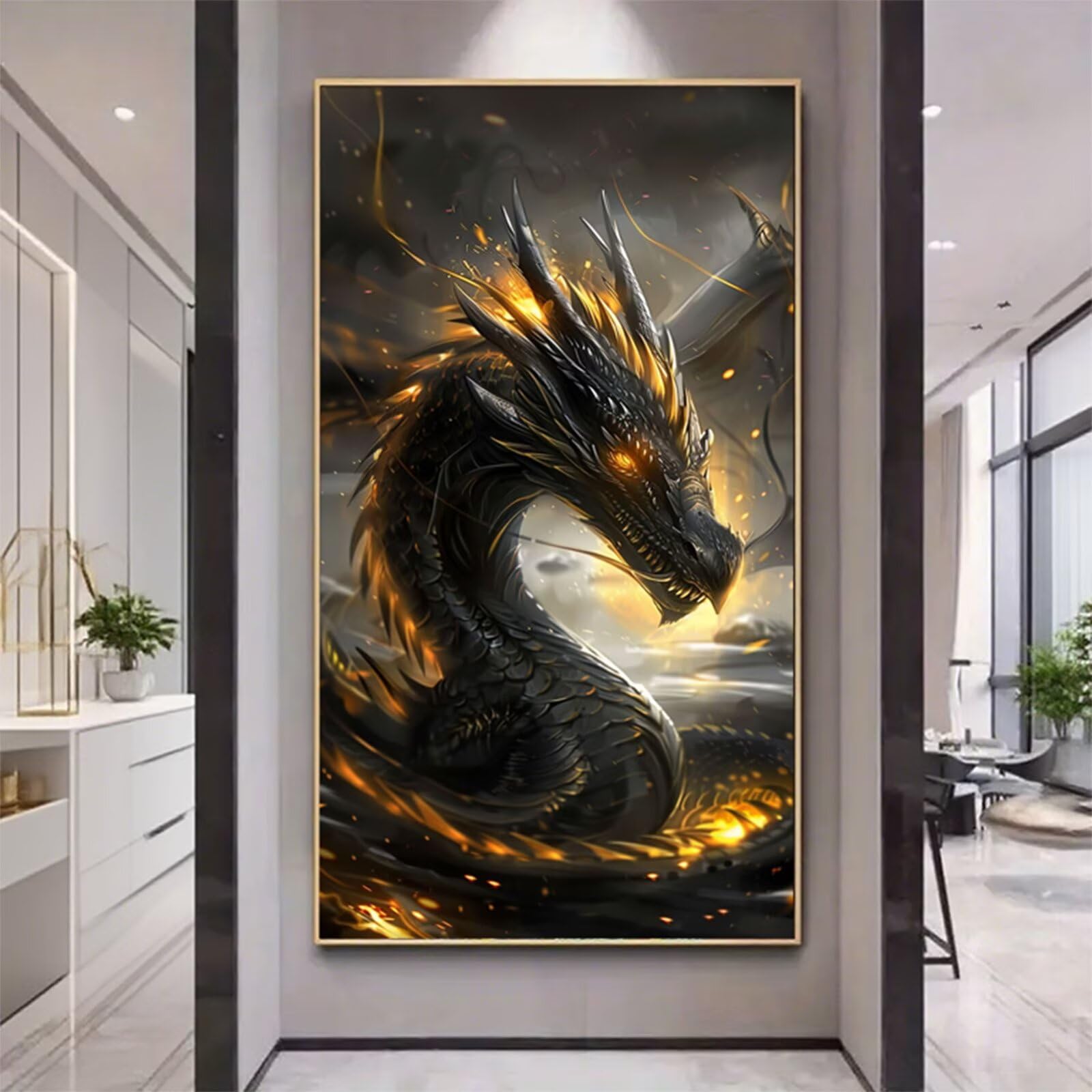 Sztuka diamentowa, zwierzę, zestawy do malowania diamentami dla dorosłych, 5D Dimond Art Dragon Gem Arts and Crafts Paintings, DIY, kryształ górski, haft krzyżykowy, malowanie według numerów