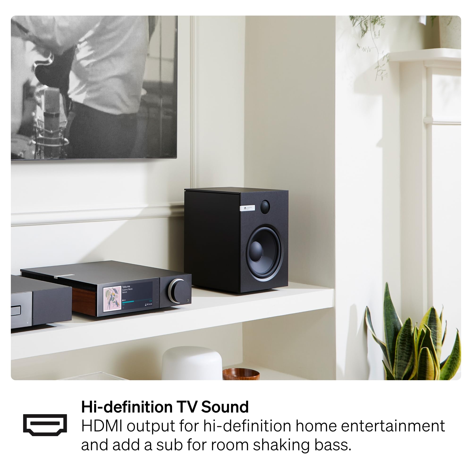 Cambridge Audio EVO 150 SE All-in-One-Verstärker Netzwerkplayer Bluetooth APX HD AirPlay 2 Chromecast HDMI ARC MM-Phonostufe ESS Sabre DAC