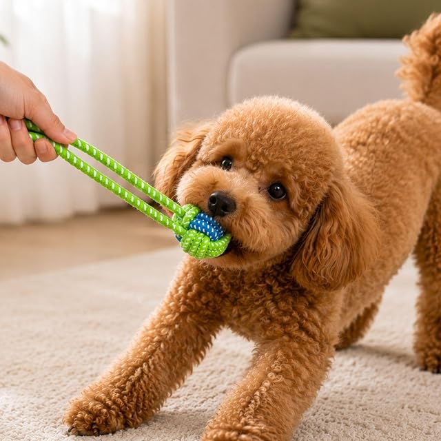 Foto 5 de 6 de CHROMACRAFT Juguetes para Tirar De La Cuerda para Perros De 3 Piezas