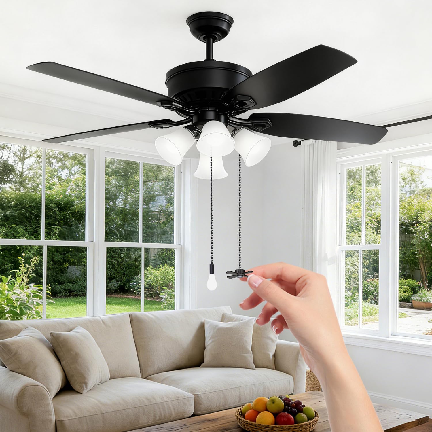 Ceiling Fan Pull Chain Extender - ORB -6 Ceiling Fan Pull Chain Extender - ORB -6