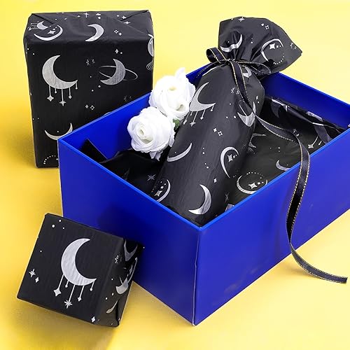 Miniatura 9 de HolyMaji 50 hojas de papel de seda Sunshine para embalaje de pequeñas empresas de 20 x 28 pulgadas, papel de seda impreso a granel, papel de seda