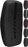 Vista 12 de RDX Almohadillas Tailandesas Curvas Kickboxing Muay Thai con Mango de Agarre Sólido, Cuero de Piel Maya KARA Escudo de Golpes para Rodillas, Codos