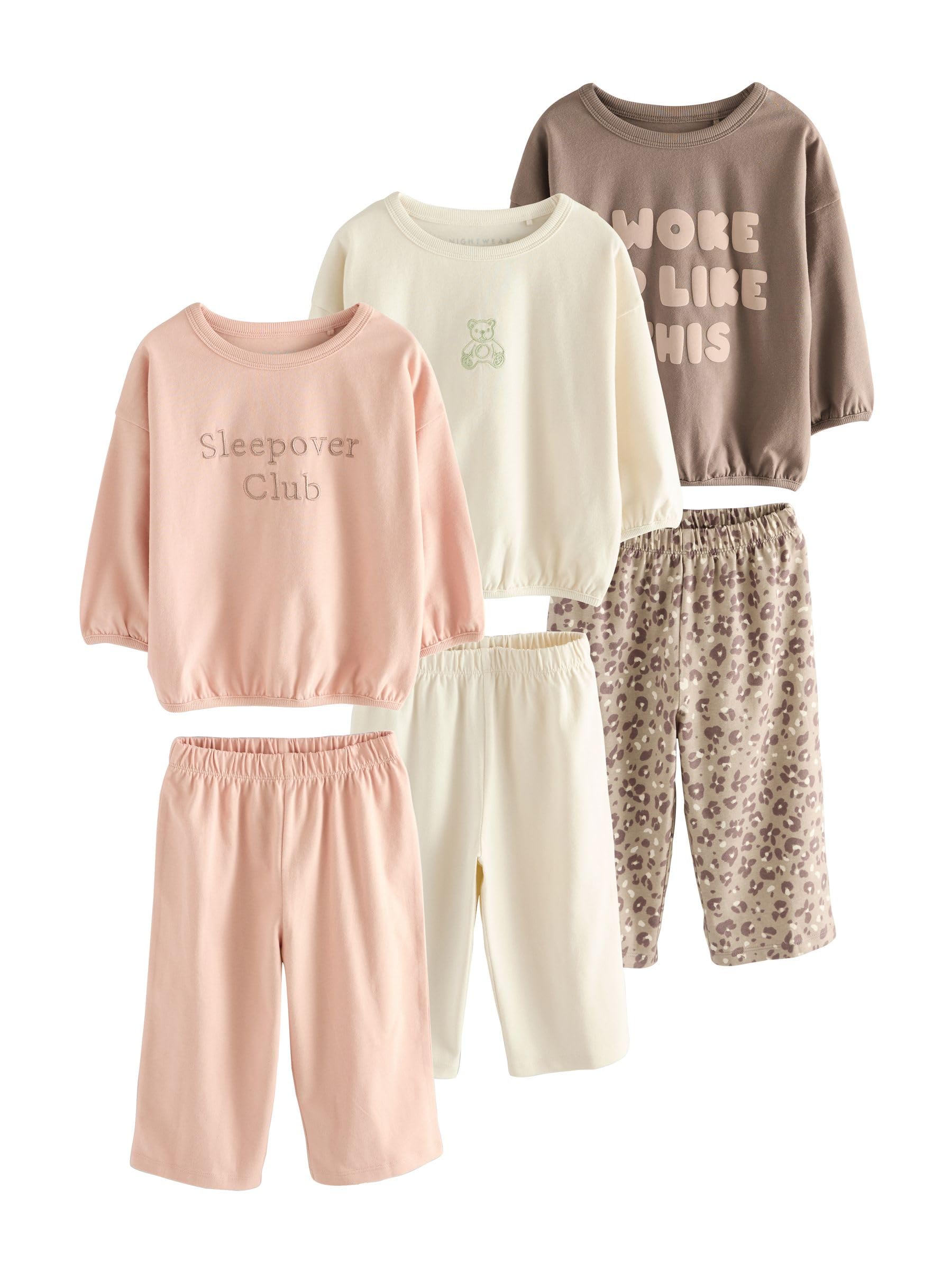 NEXT Fille Pyjama Large, Lot de 3