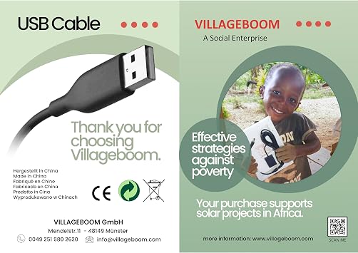 Micro USB splitter cable 2 Micro USB B plugs to 1 USB A connector, Dual Micro USB Y Cable, To charge two devices at the same time, A PRODUCT WITH SOCIAL ADDED VALUE